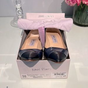 *PRICE DROP* Jimmy Choo - Navy Pumps w Orig Box & Shoe Bag - Excellent Condition